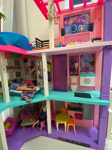 Large 3-Story Barbie Dollhouse Playset with Furniture and Accessories