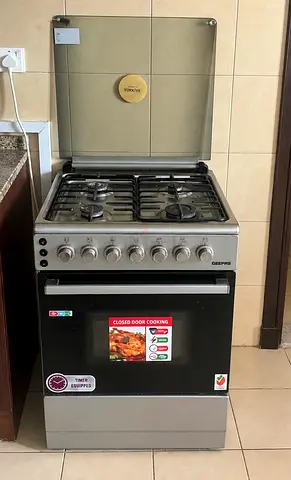 Geepas Freestanding Gas Cooker with Oven - 4 Burners