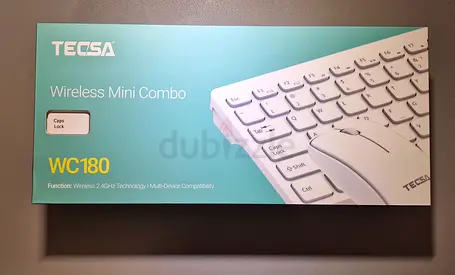 Keyboard + wireless mouse: Tecsa wireless mini combo