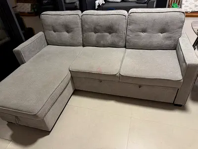 3 Seater Sofa Bed - Grey