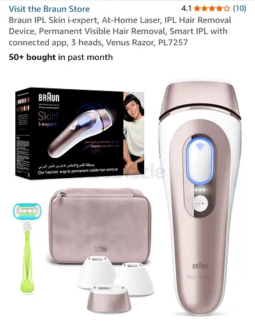 Skin i·expert, At-Home Laser, IPL Hair Removal Device, PL7257