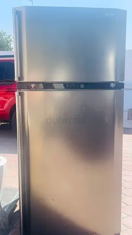 SILVER COLOUR SHARP BRAND BIG FRIDGE