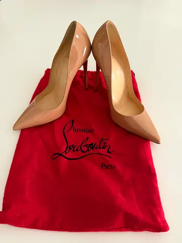 Christian Louboutin So Kate Nude heels