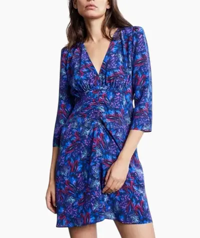 The Kooples silk dress blues