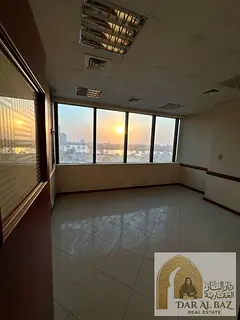 Two adjoining offices for annual rent in Sharjah – Al Majaz 1 | Prime location and 3 months free