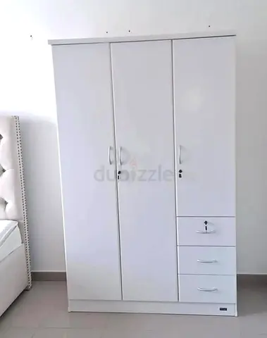 Brand new 3door wardrobe white colour