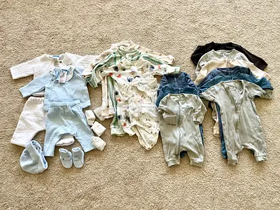 Newborn 0-3months boy clothes bundle
