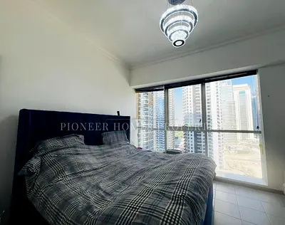 شقة مفروشة بغرفتي نوم | إطلالة على وسط المدينة | Mag 214 JLT