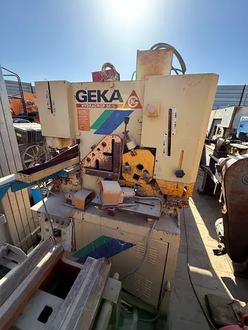 Geka Hydraulic Ironworker / Punch Shear Machine - Used