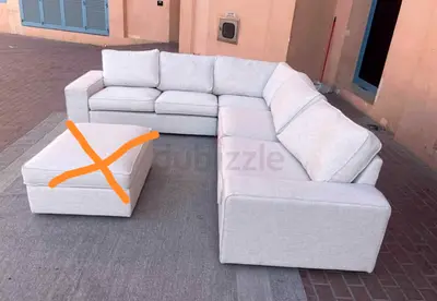 Excellent condition IKEA Kivik Corner L Shape Sofa Beige without ottoman