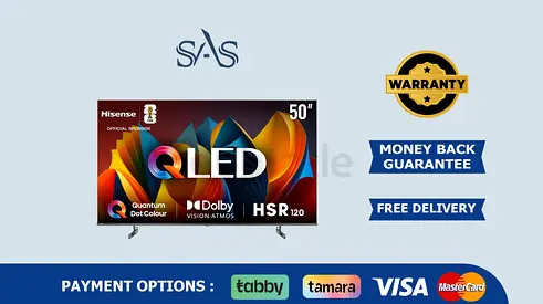 Hisense | 50 Inch | QLED 4K Smart Tv | New | Free Delivery | Warranty | 50E7N
