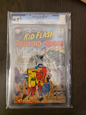 Brave and The Bold 54 CGC Comic- 1st App of Teen Titans