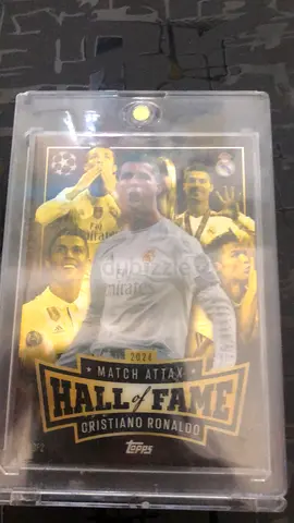 Cristiano Ronaldo 'Hall of Fame' Match Attack Topps collectible card (protected)