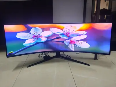 The Samsung Odyssey Neo G9 (49-inch) is a premium, super ultra-wide 32:9 curved gaming monitor featu