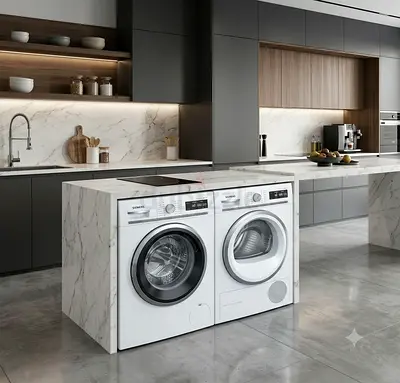 Siemens iQ700 9kg Washer & 9kg Dryer Set – Separate Units