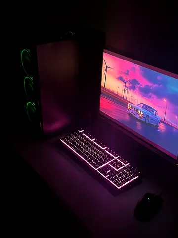 Gtx 1080 (8gbvram), with monitor (75hz) and mouse + keyboard (full setup)