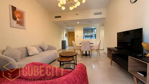 1BR Apartment | May Residence Tower 3 | Balcony & Street View_COPY_1