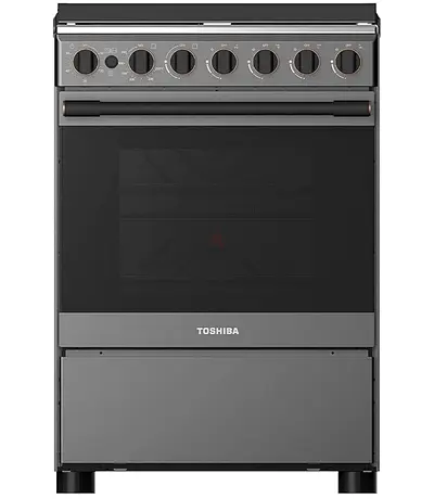 Gas Oven, Toshiba 60X60 cm, 4 Burners Gas Cooking Range