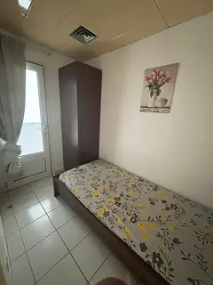 Small Room with attached bath and attached balcony