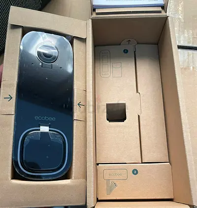 Ecobee Smart Doorbell Camera, Wired (Box Opened)