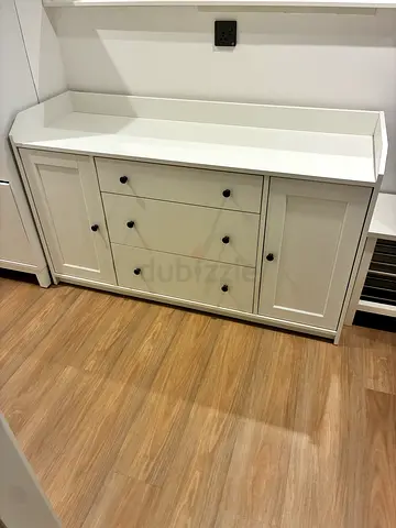 Cabinet with 6 drawers - White