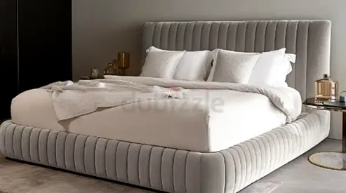 Light gray colour 180*200 stylish cozy Bed