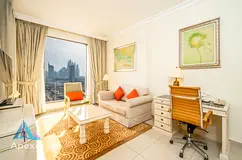 Skyline View 1BR | Balcony Hotel Apartment | Dubai
