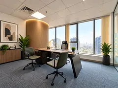 12 Workstations | 2 Manager Cabins | Meeting Room