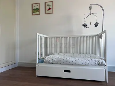 Mokee solid beech wood cot - Made in EU