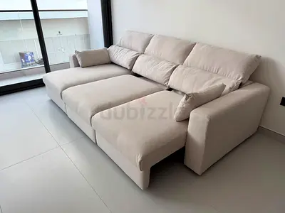 Ikea eskilstuna L shape sofa bed under storage