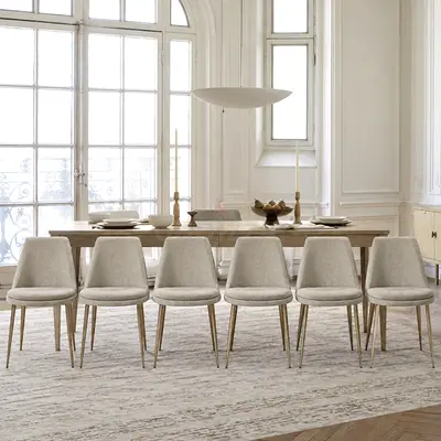 West Elm Finley Low-Back 6 Dining Chairs