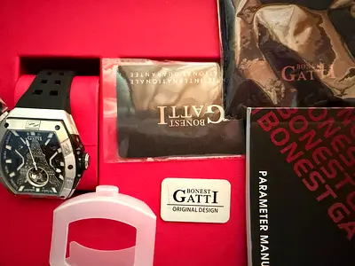 Bonest Gatti men's automatic watch with original box