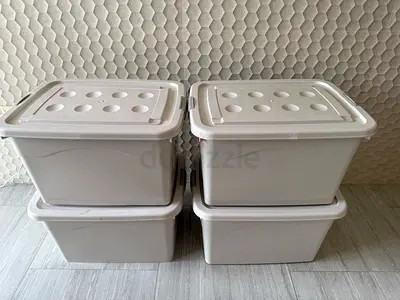 Plastic storage boxes 120 liters