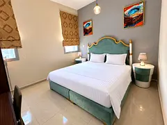 0% COMMISSION, Dubai Marina Luxury master bedroom with attached washroom , near tram/metro station
