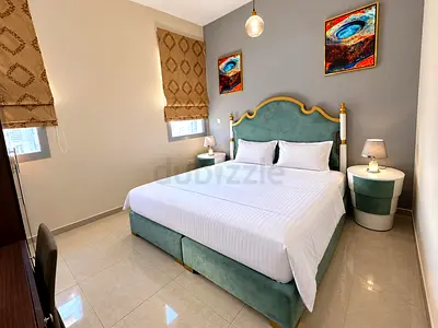 0% COMMISSION, Dubai Marina Luxury master bedroom with attached washroom , near tram/metro station