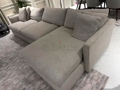 Premium Quality Crate&Barrel Lounge Deep Sofa Beige