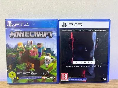 HITMAN Worlds of assassinations PS5 and Minecraft PS4 bundle