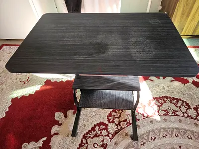 Used black wooden study/computer table.