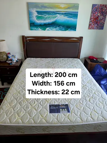 Mattress Silentnight 200x156x22 cm Good Condition