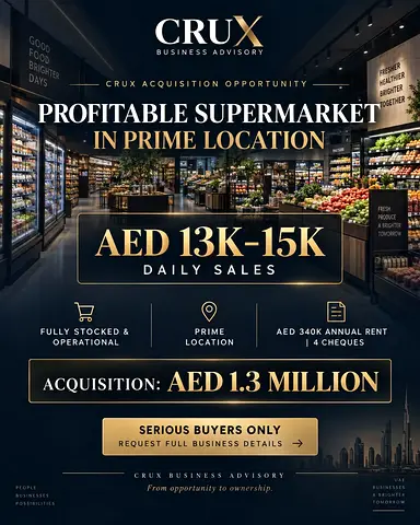 Profitable Dubai Supermarket - Turnkey Business for Sale