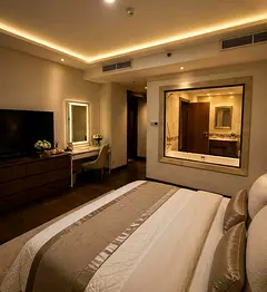 En-suite Master bedroom in penthouse