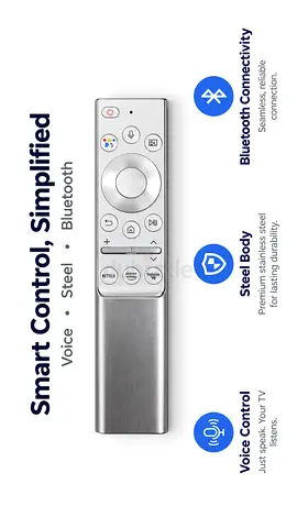 Samsung metal voice remote control Slim Universal Style
