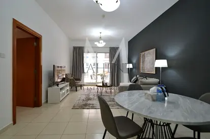 Furnished 1BR | Florence 1 JVC | Balcony & Pool Gym Access