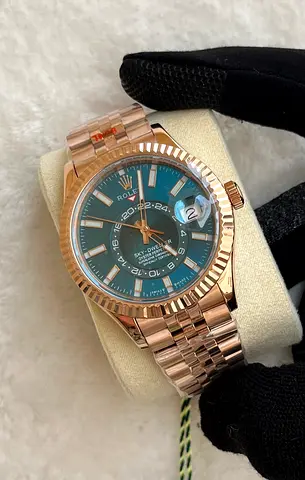 Rolex Sky-Dweller wristwatch crafted in 18k Super master quality Swiss movement from Switzerland, fu