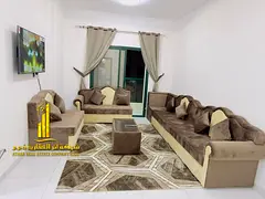 Luxury apartment, second occupancy. Two bedrooms, living room, and open balcony. Ajman, Al Rashidiya