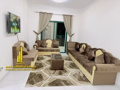 شقة فاخره ثاني ساكن.غرفتين وصالة مع بلكونه مفتوحه.عجمان الراشديه 2 .مفروشه بالكامل للإيجار الشهري. الايجار يشمل الفواتير والإنترنت وموقف