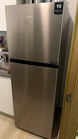 Hisense 2-door Stainless Steel Fridge - flawless Condition