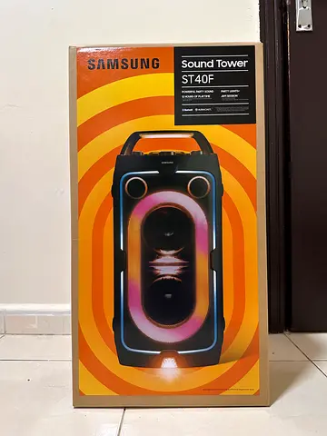 Brand NEW Samsung Sound Tower ST40F - Party Speaker Samsung Speakers