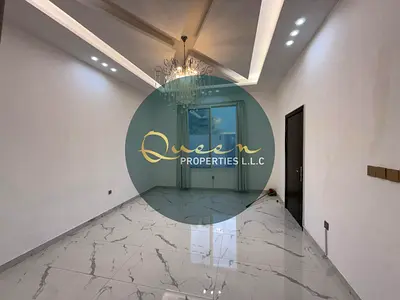 Spacious 5BR master townhouse in Al Zahya, Ajman, on a main road with a large kitchen, spacious living room, majlis and rooftop