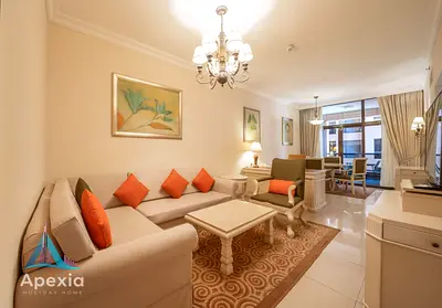 Skyline View 2BR | Private Balcony | Fully Serviced Apt